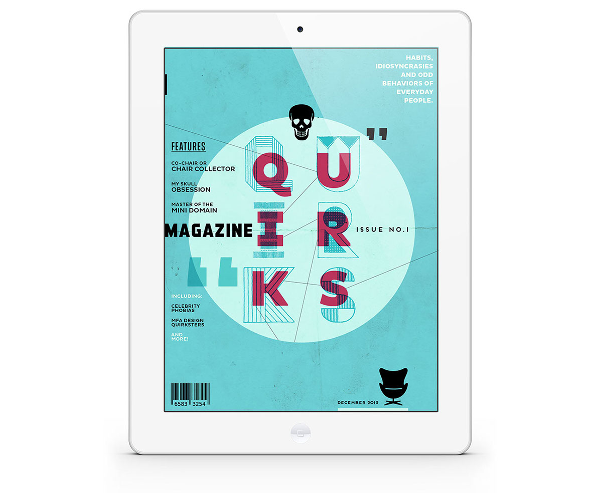 Quirks quirky habits habits Digital Magazine digital publication Adobe DPS