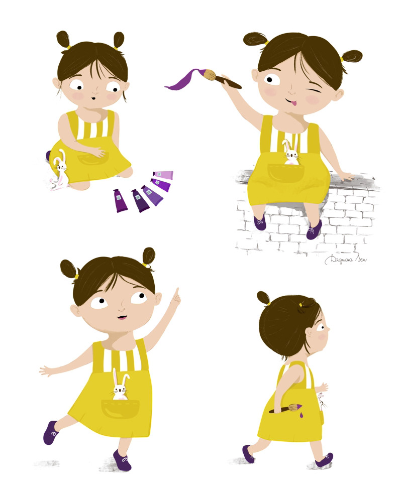 childrens book kids illustration book illustrator Character design  character illustration Editorial Illustration little girl illustration Ilustracja książkowa ilustracje dla dzieci ilustracje do książki