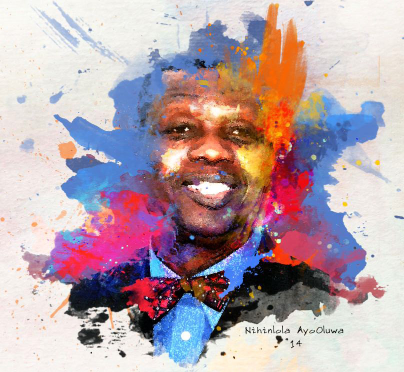 RCCG Pastor Adeboye coours watercolor ink