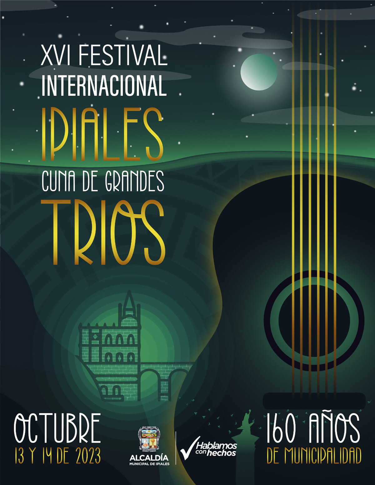 poster afiche flyer Flyer Design regional nacional internacional Ipiales colombia trios