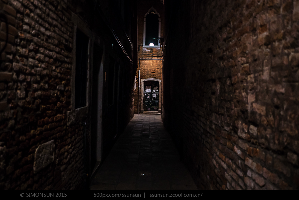 Venice night twilight dark