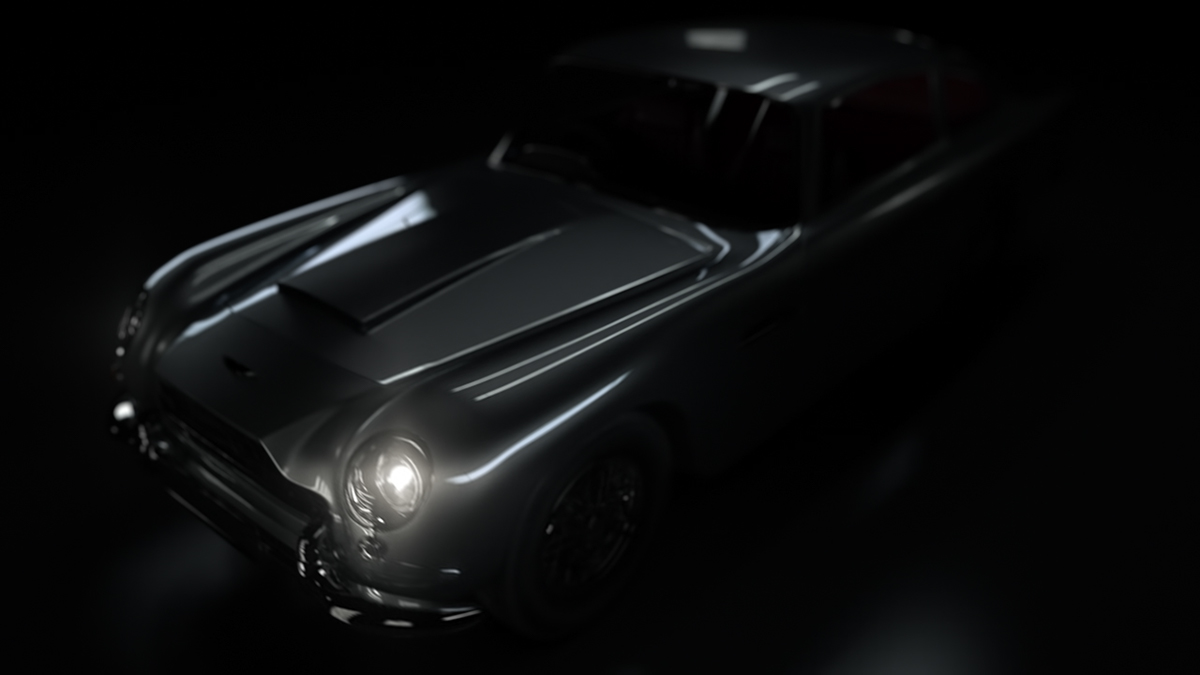 3dsmax vray 3D motion car astonmartin advertisement CGI studio lighting