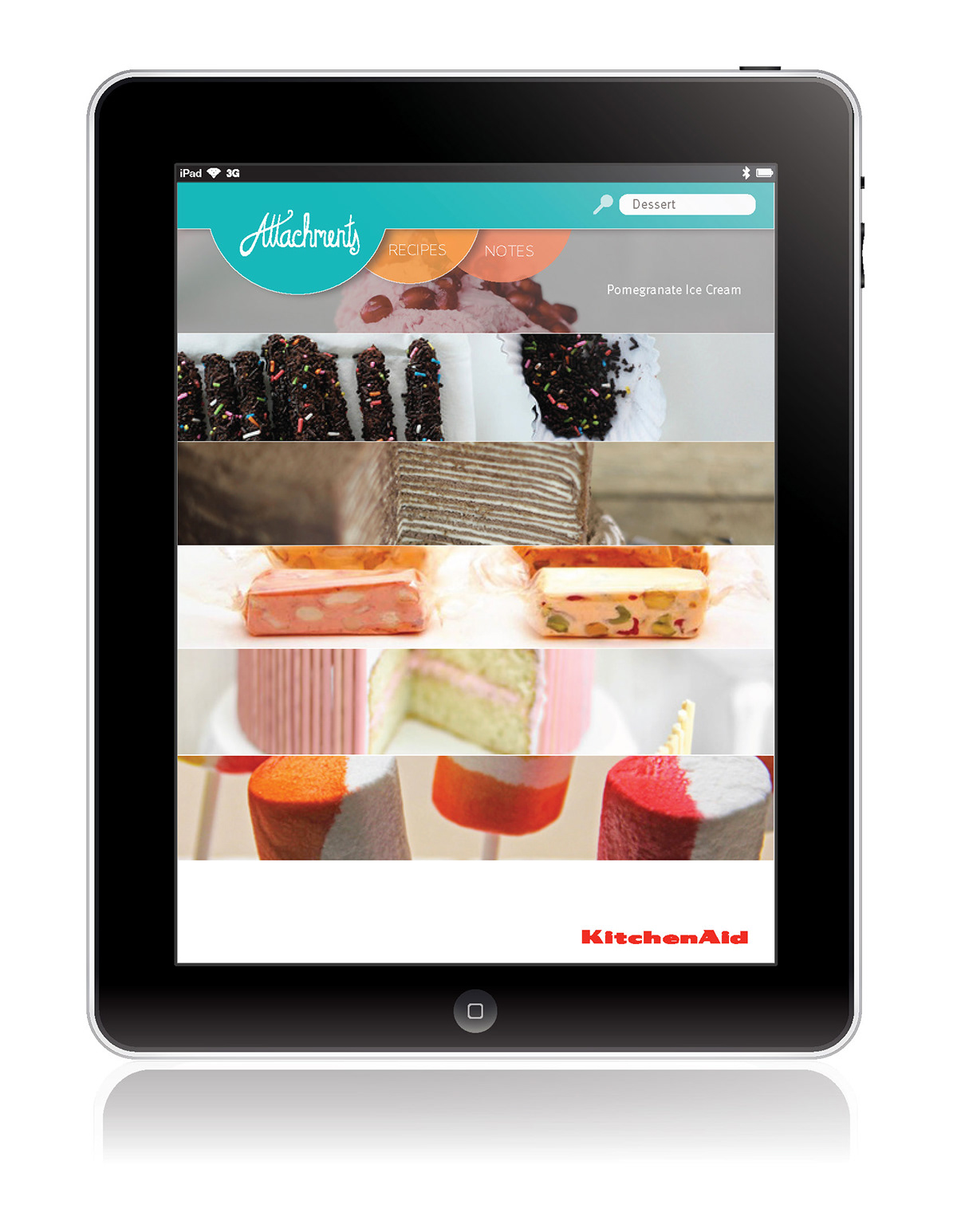 iPad app KitchenAid identity