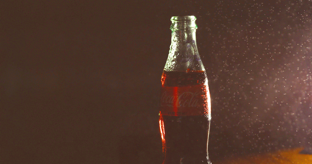 cinemagraphs living stills Photography  Advertising  Coca Cola beverage set design  cinematic motion pictures drinks cinemagraph