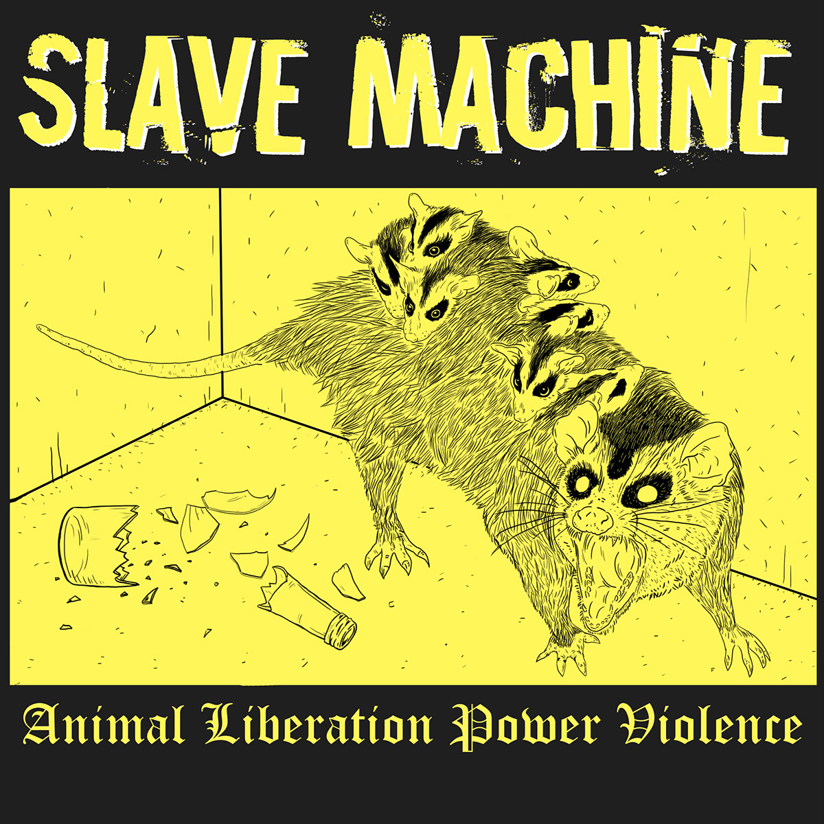 cover animal opossum power violence Hardcore punk