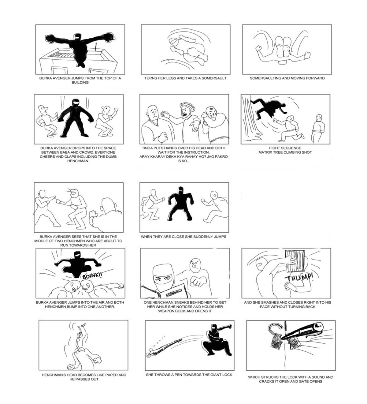 story boards