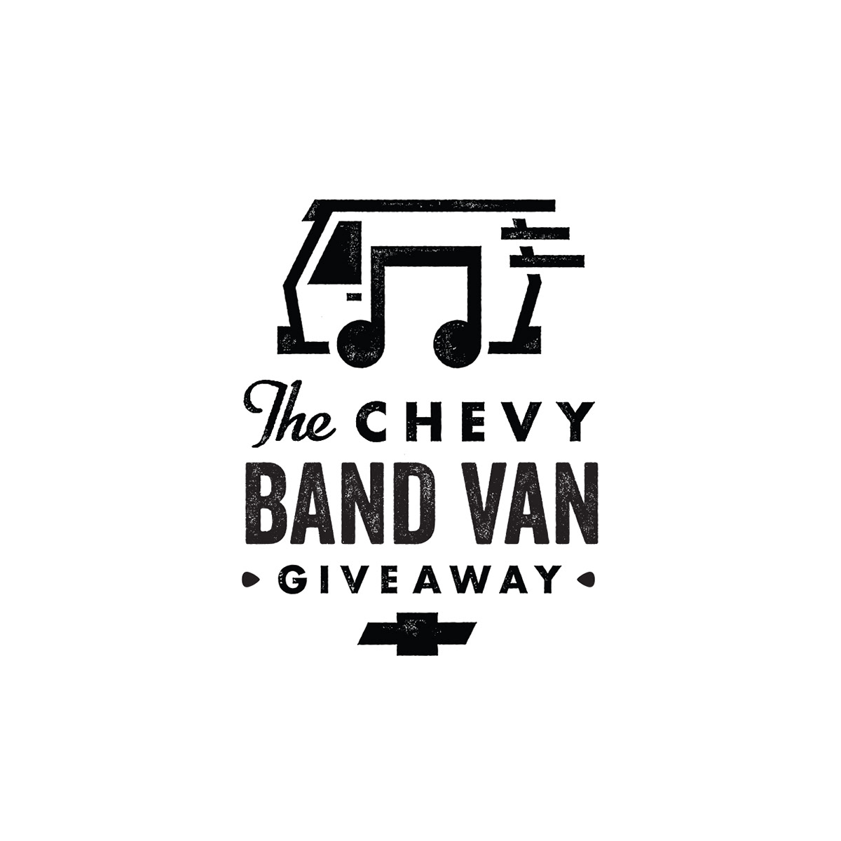 logo CHEVY band music note clever