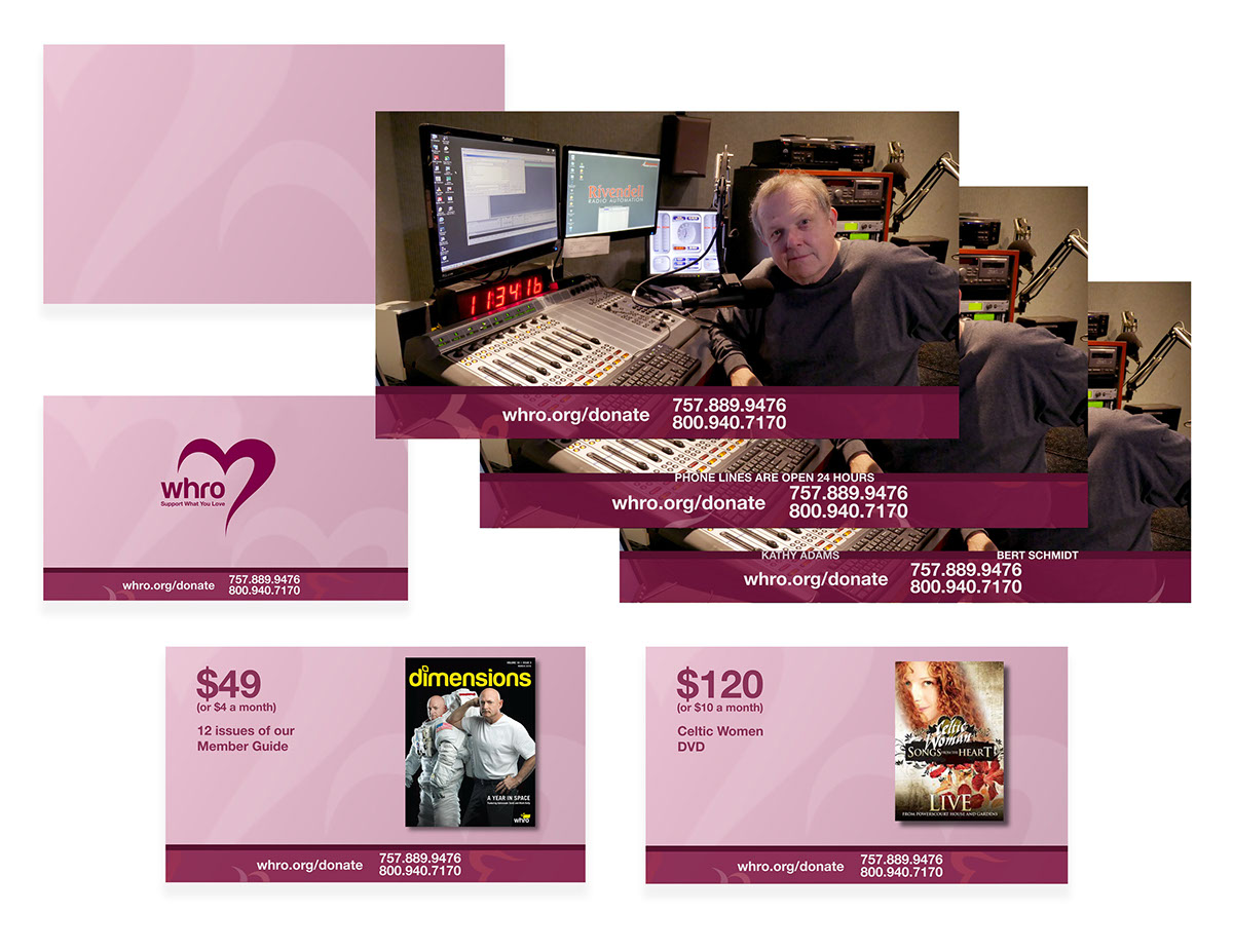 whro   campaign Love support pledge heart public media Radio television print