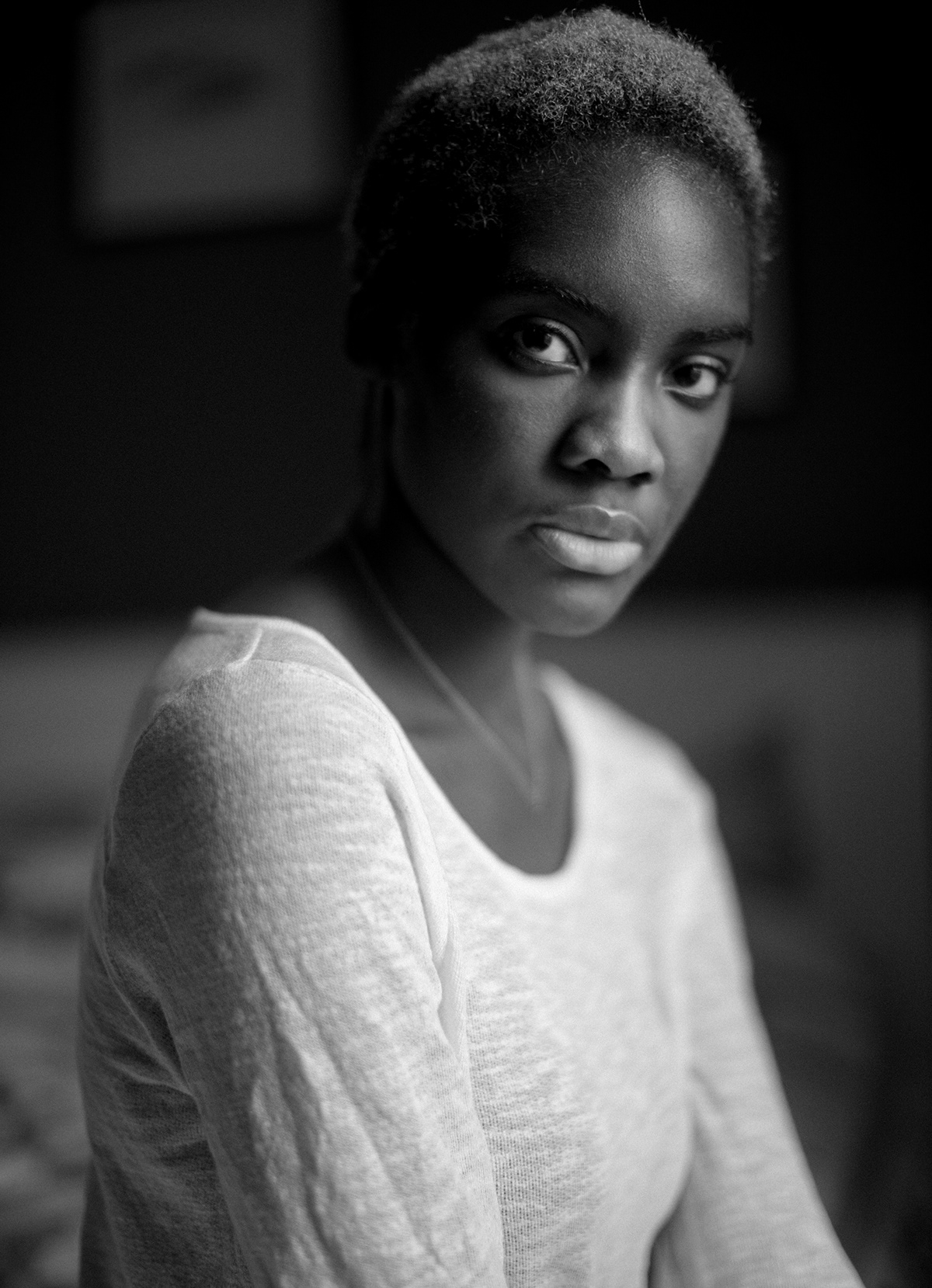 african black and white Canon Darkskin Film   Hasselblad Ireland model photoshoot