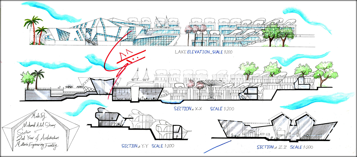 physical arts  atelier Exhibition  innovation center Landscape restaurant topography design
