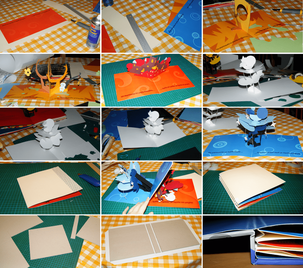 pop-up book crafts   books ILLUSTRATION  graphic design  modeling binding