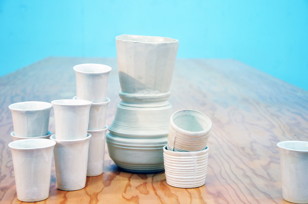Vase cup cups slipcast slip cast