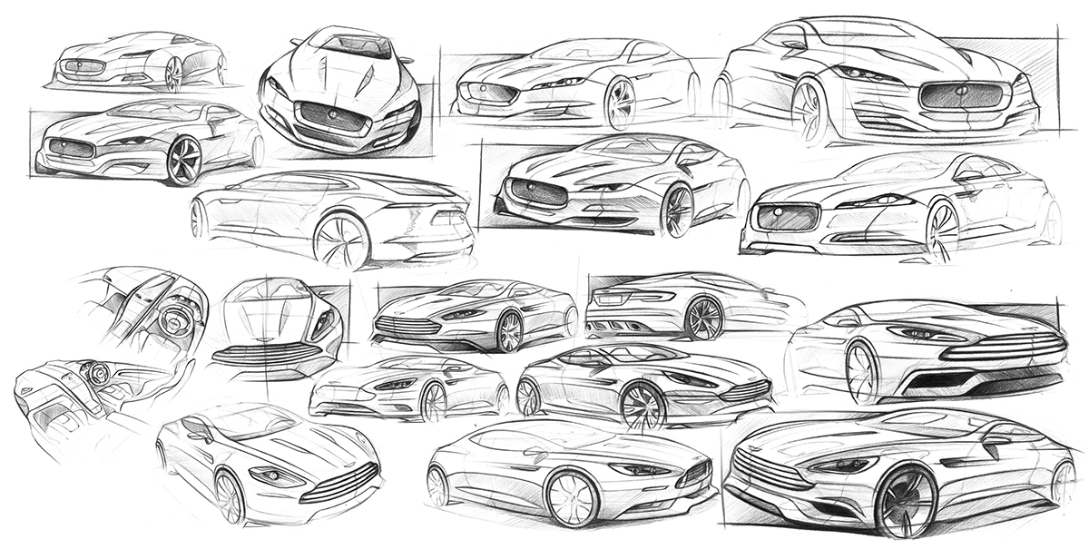 car sketches sketchbook car design car sketch Sketch Citroën sketch qoros Sketch Jaguar Sketch Bugatti