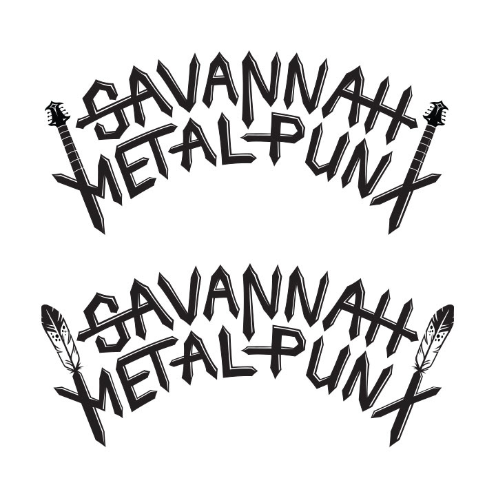 Savannah Metal Punx logos
