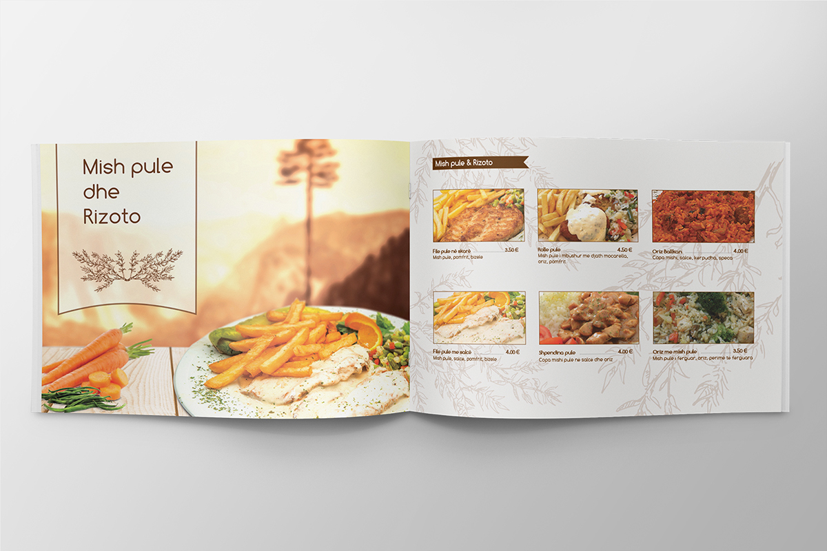 menu design restaurant menu print