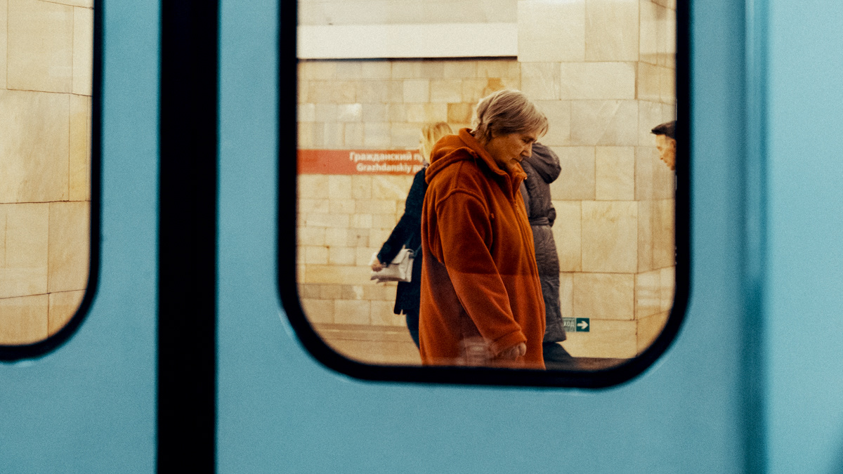 Moscow Russia autumn Fall streetphotography cinematic people color metro cinematography