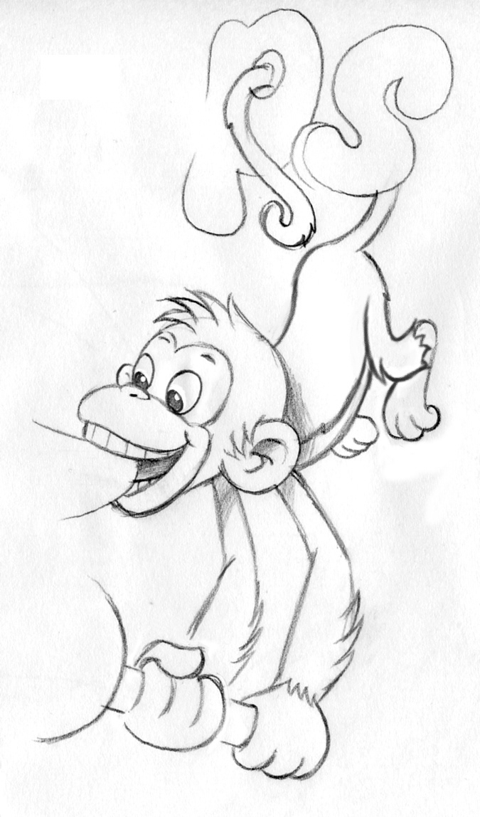 monkey  character  cartoon  animal