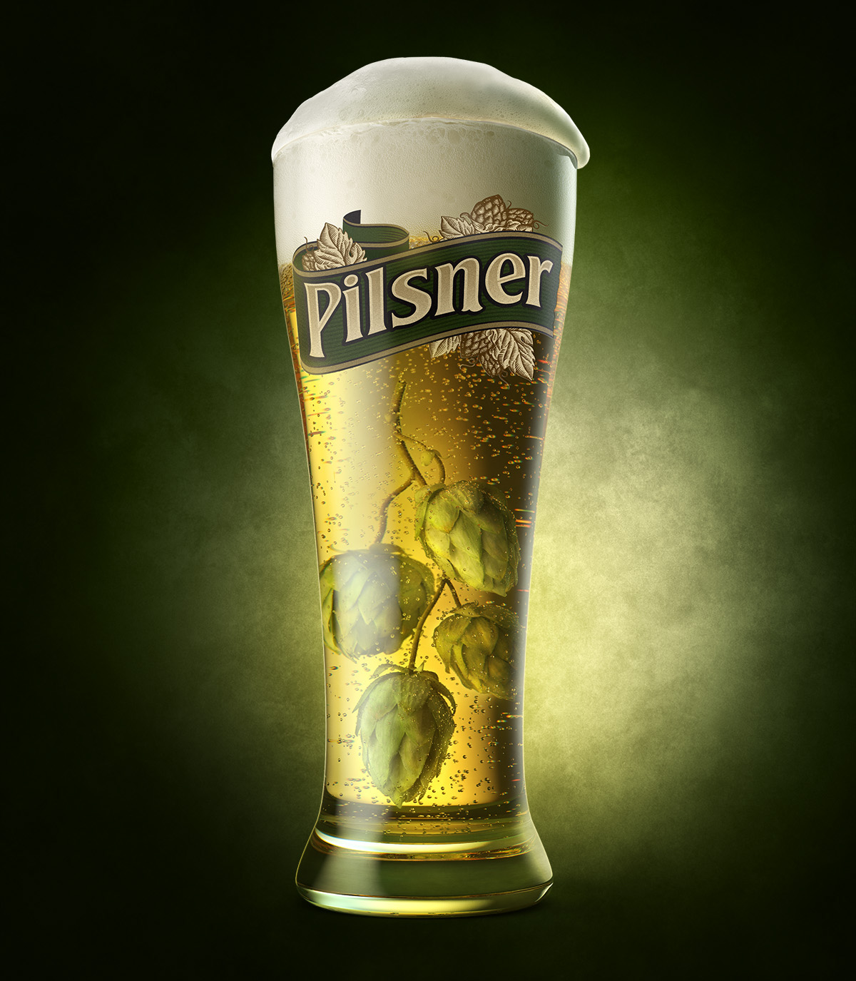 beer glass hop CGI 3D retouch venskoe bubbles Mug  jar Liquid creative Render Photo Manipulation 