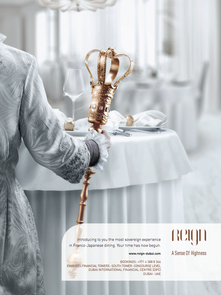 reign restaurant brand identity design Saatchi M&CSAATCHI Beirut lebanon Post Production dubai
