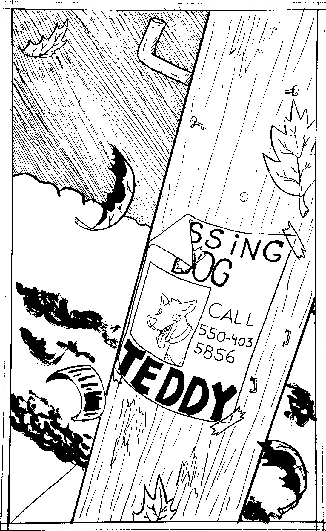 comic Teddy dog graphic novel novella comics risd risd