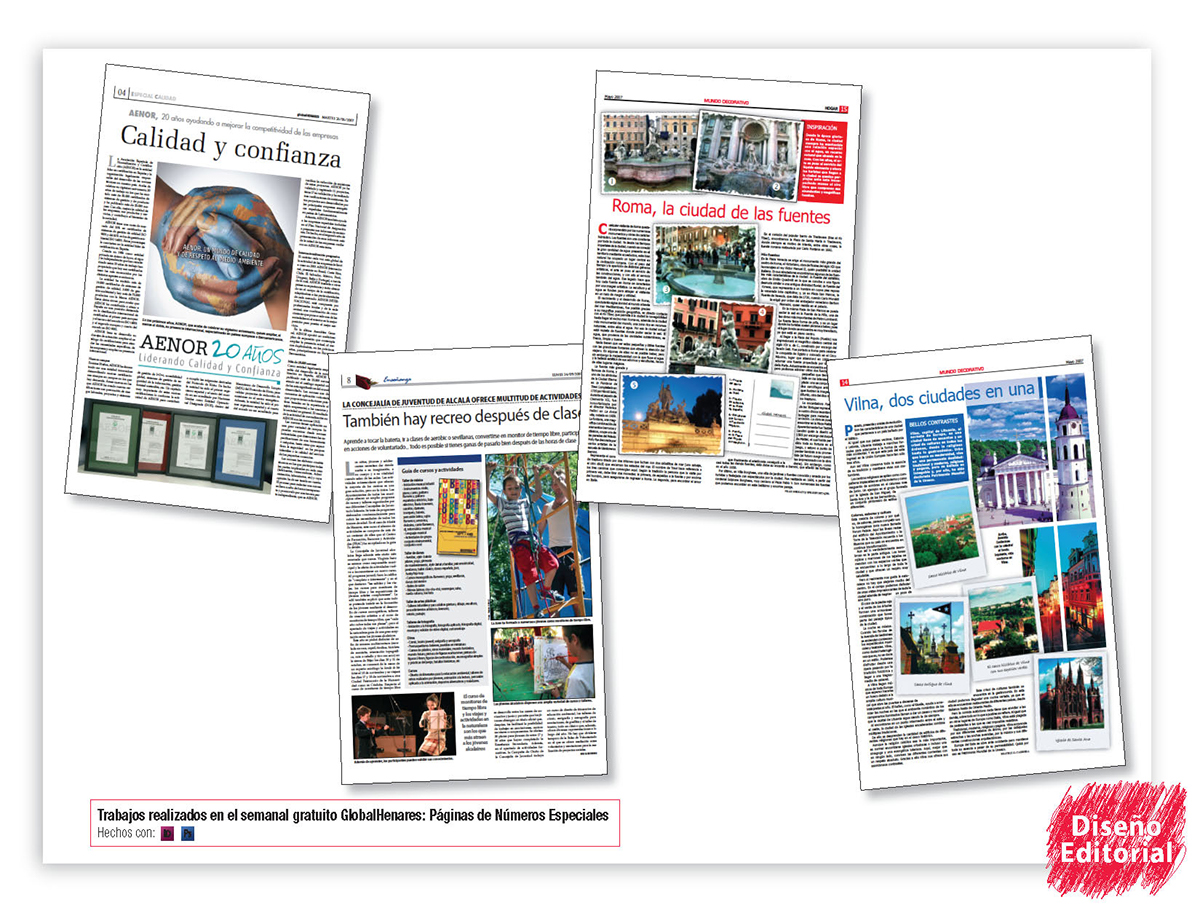graphic diseño grafico editorial marketing digital landing pages InDesign Illustrator photoshop design