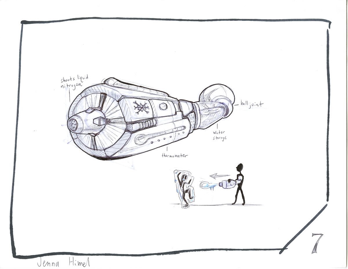 Flashdrives prosthetic limbs rendering sketches