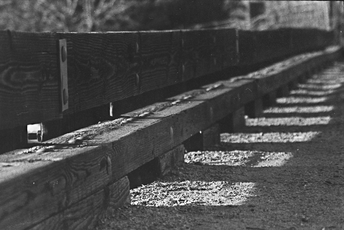 photo  Photography bridge road silo Memory black White Film photo