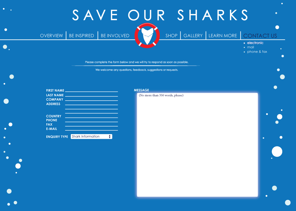 nonprofit sharks environment water