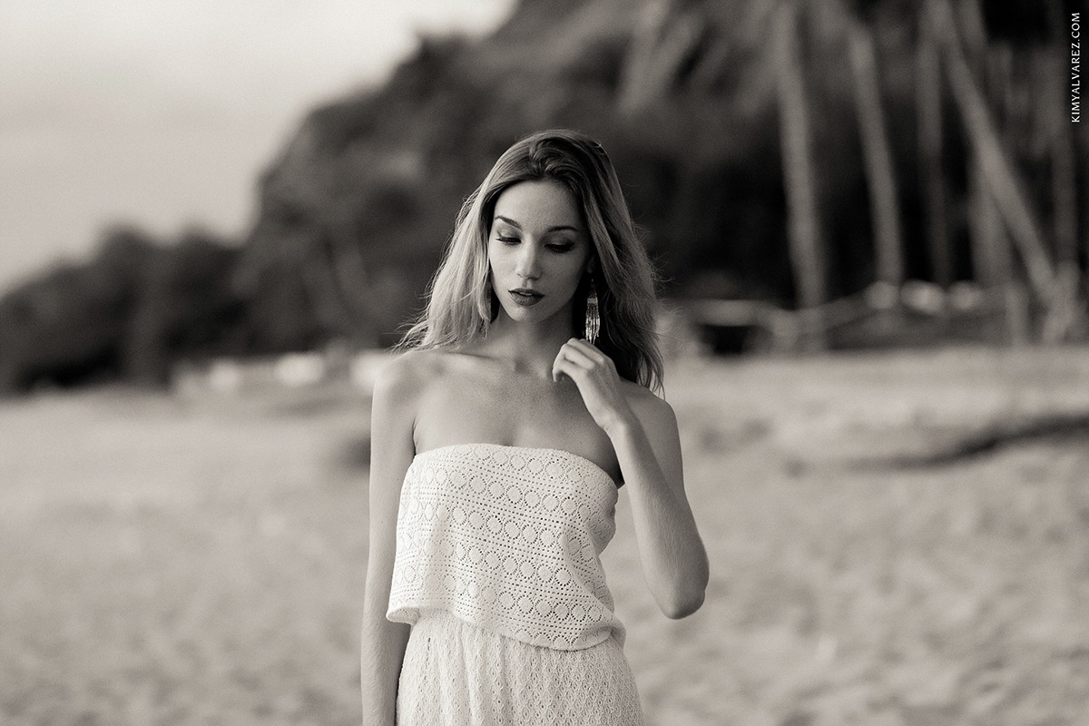 kimy alvarez photoshoot woman beauty exotic Tropical reunion island beach Nature Outdoor Natural Light portrait blonde jungle
