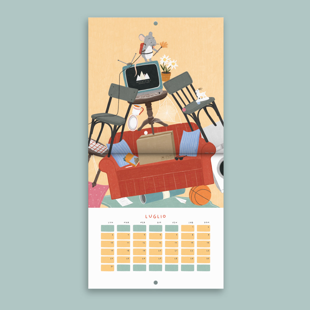 calendar calendar design children illustration ILLUSTRATION 