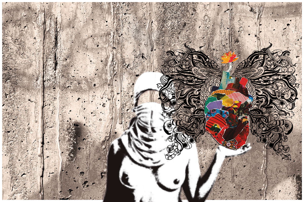 design collage magazine drawign aracaju Street stencil