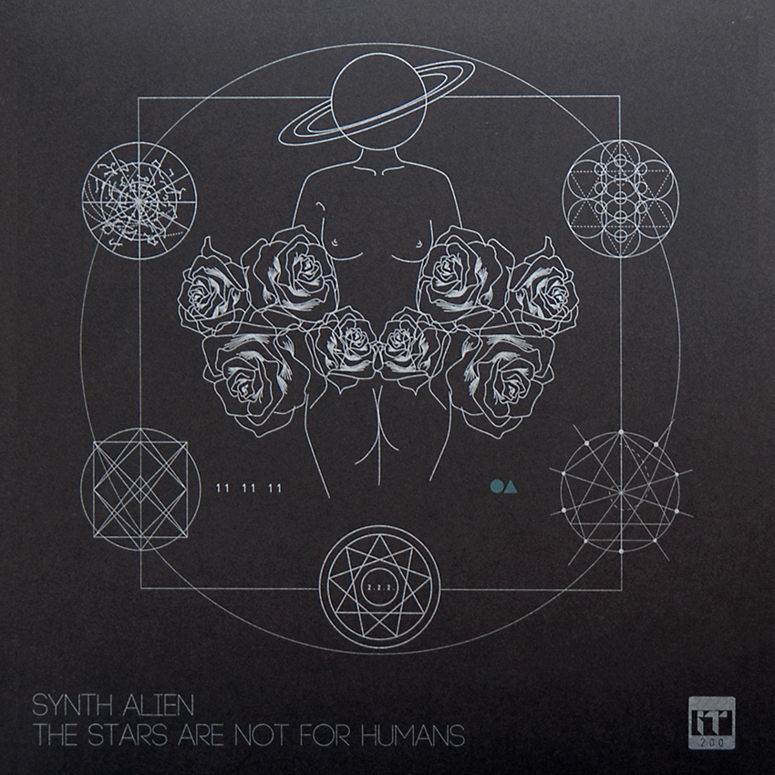 synth alien interstellar tracks vinyl  musica  vinilo  12"  stars  space  cosmic  electro  romantic  saturno  sacred geometry