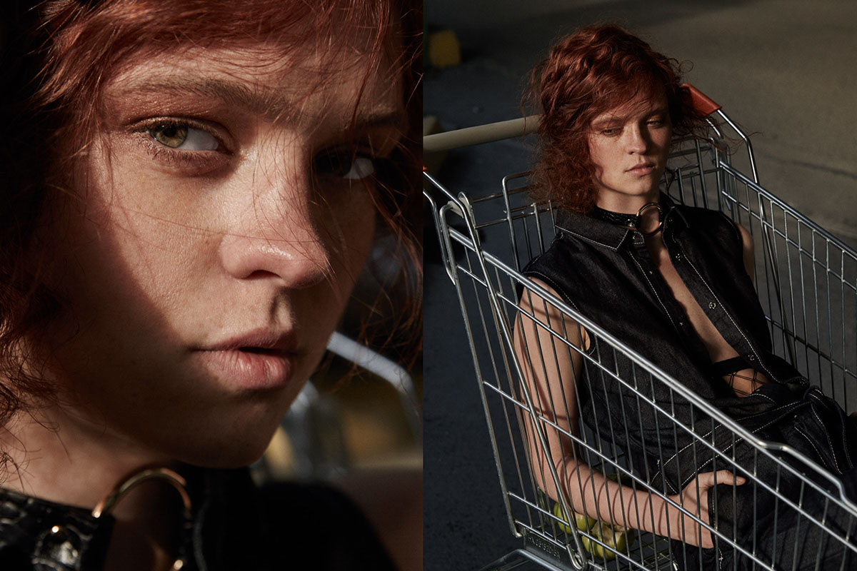 magazine new editorial girl red head