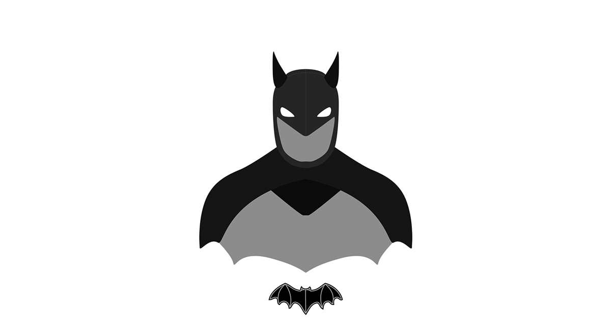 batman graphic design  Comic Book graphic Hero art novel fan