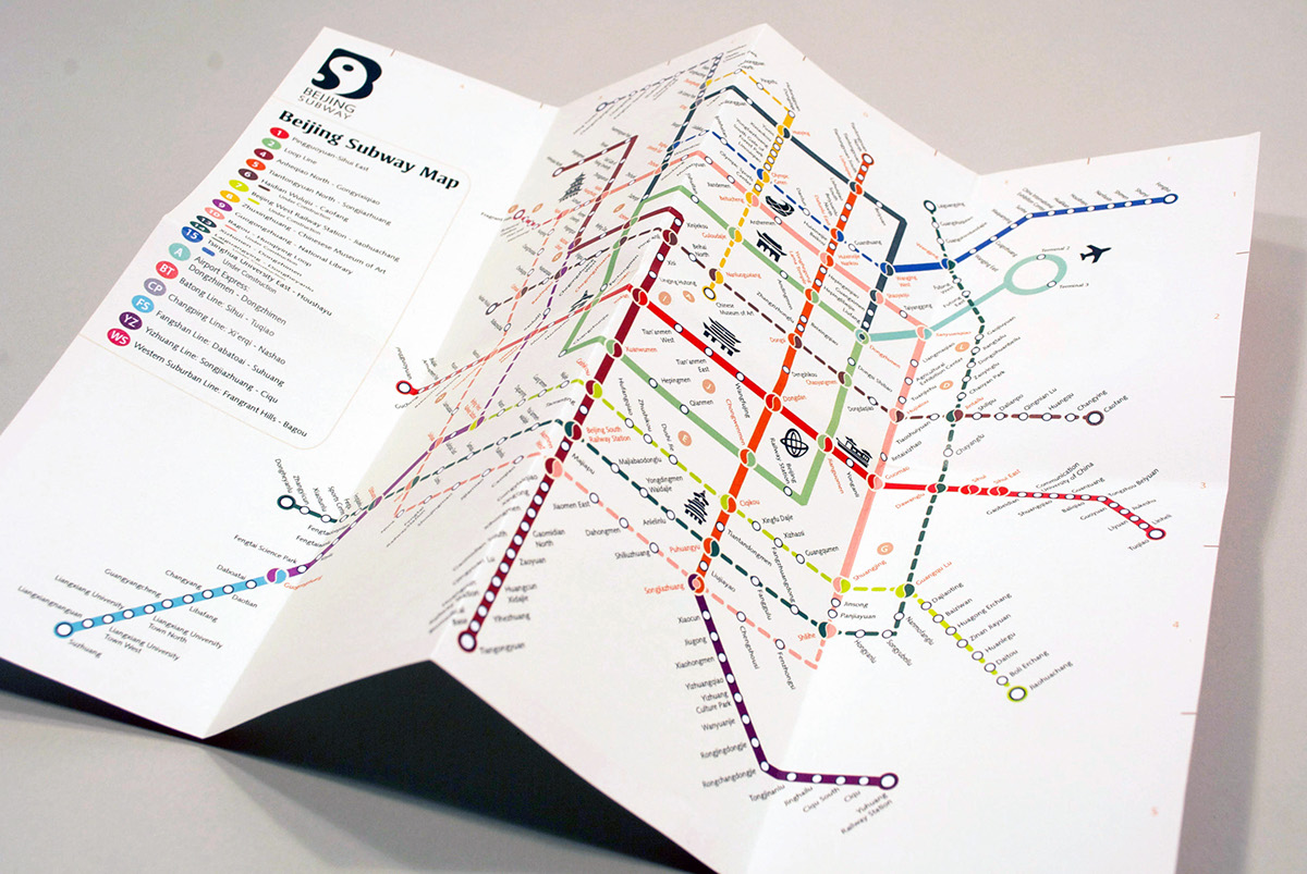 map china beijing subway information information design Landmark metro Travel Guide