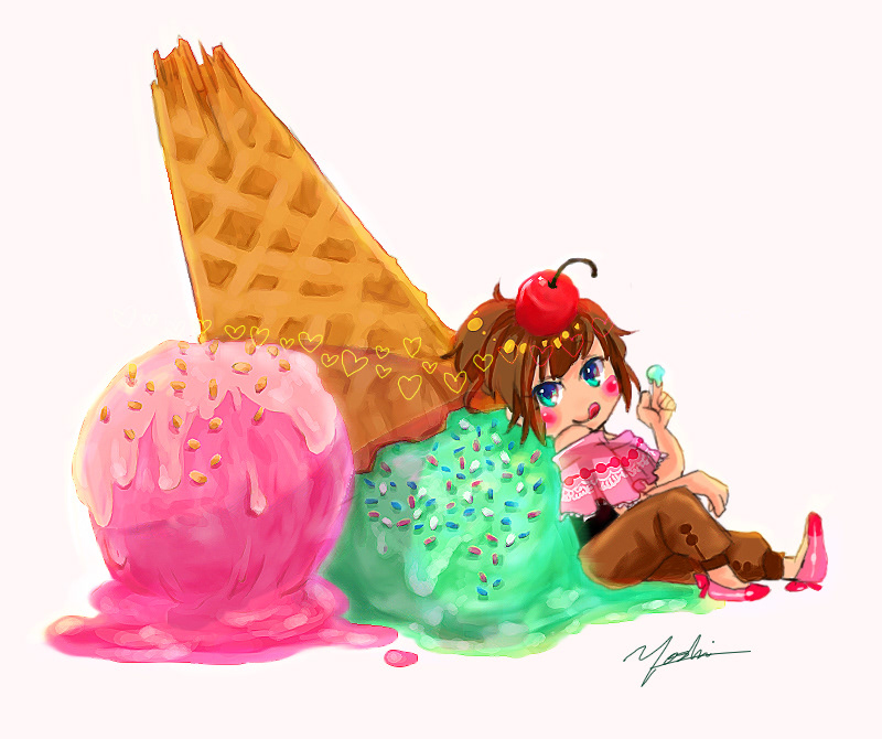 Ice Cream Girl on Behance