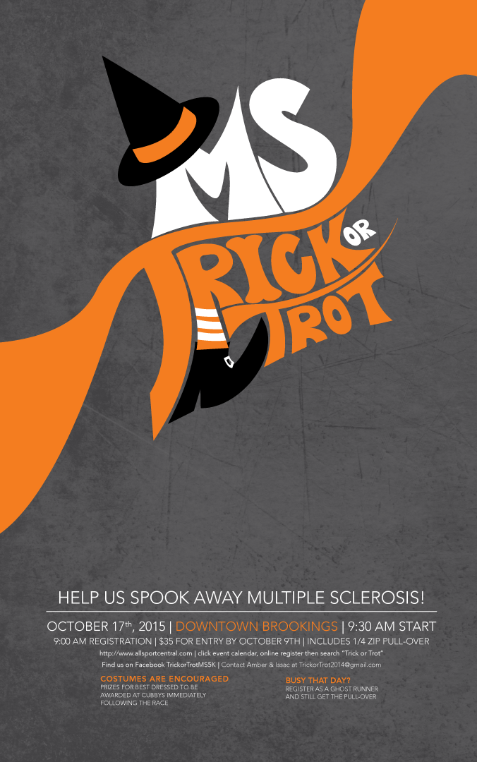 ms multiple sclerosis 5k Halloween spider costume Scary fun run orange spooky charity fundraiser