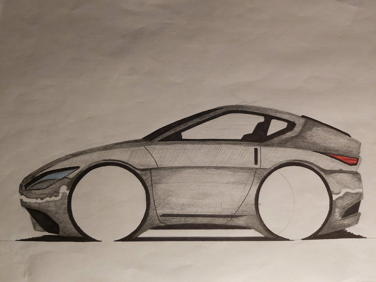 sketch artist automotive   Automotive design car car design concept concept car Drawing  sketches