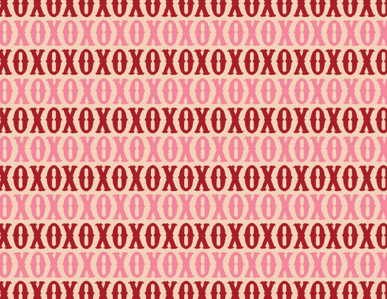 Valentine's Day  vday  Desiree Tomich greeting cards  Print cards  cards  Valentine Cards  roses  Flowers pattern Patterns  hearts  xoxo  Pink  flat design