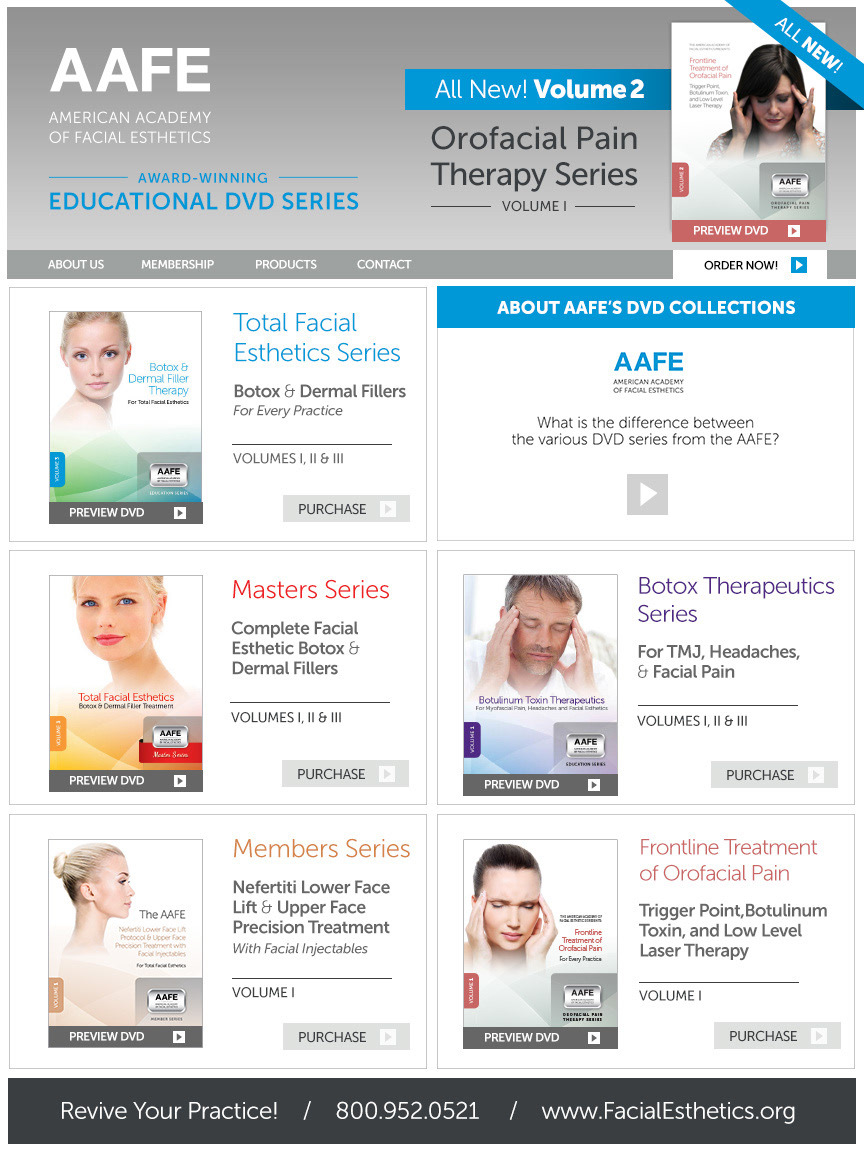 medical facial esthetics dental practice brand strategy Product catalogs dvd packaging Website UI/UX Direct mail brand redesign non-profit