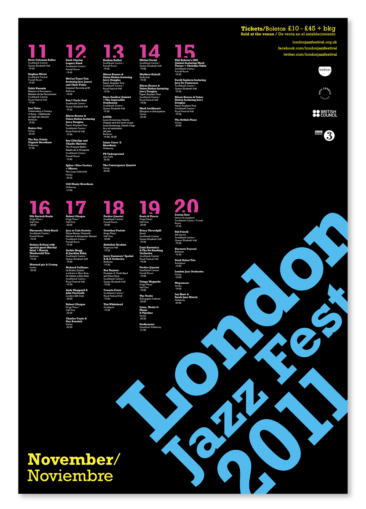 poster London jazz festival