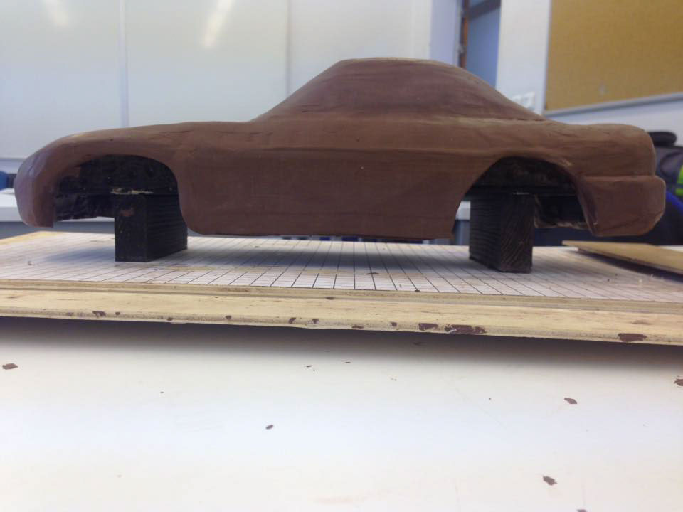 Honda S2000 clay model Sculpt Foam design automotive   course Project
