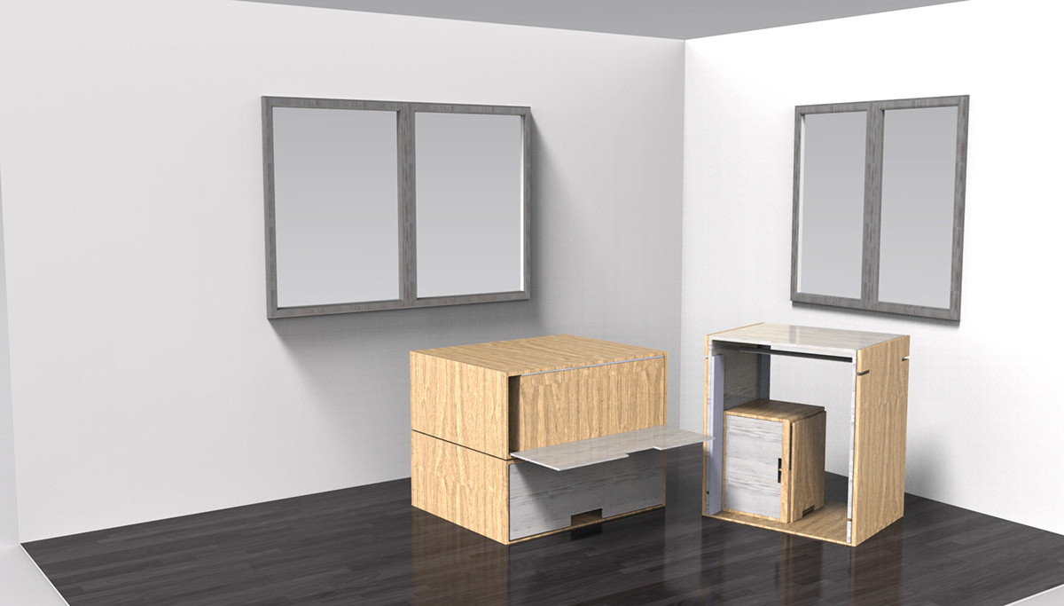 furniture compact furniture  student lowcost