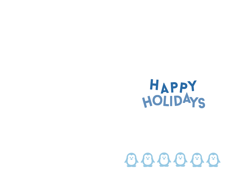 Happy Holidays cards