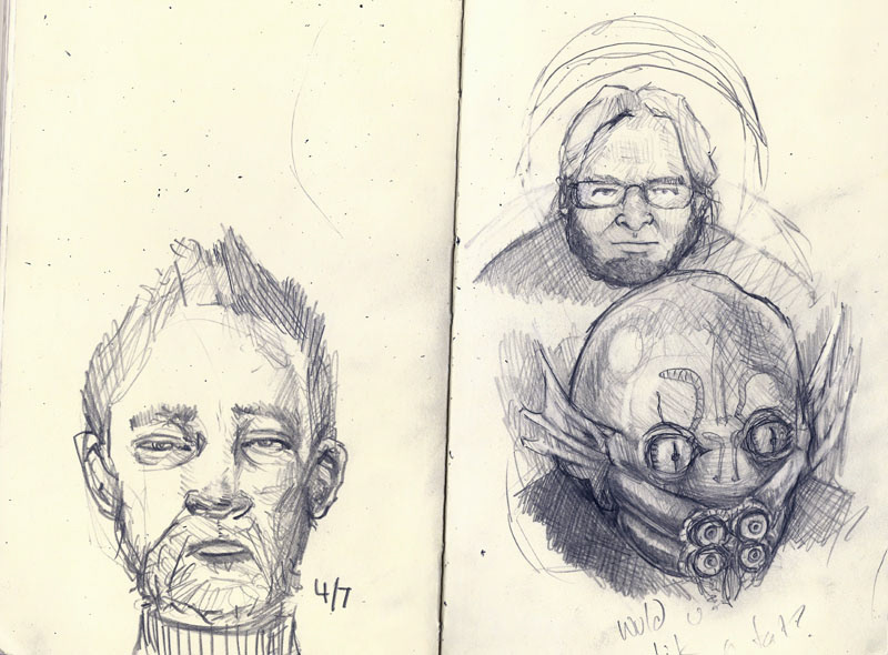 sketches sketchbook doodles