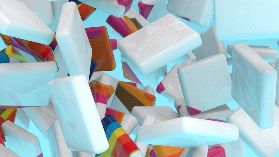 3D c4d Cinema cinema4d cube e11world clean global illumination Render gsg tutorial texture particle MoGraph