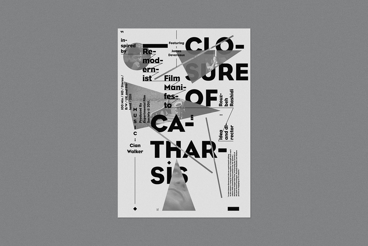 Poster Design experimental film society film poster Rouzbeh Rashidi typographic posters