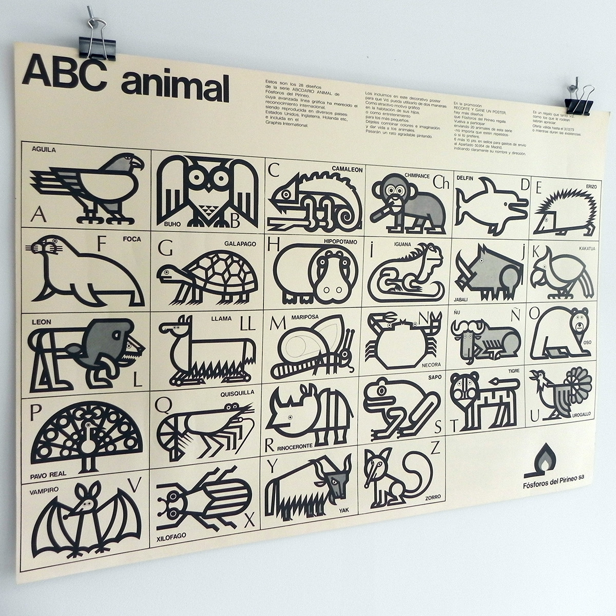 animals Matchbox alphabet