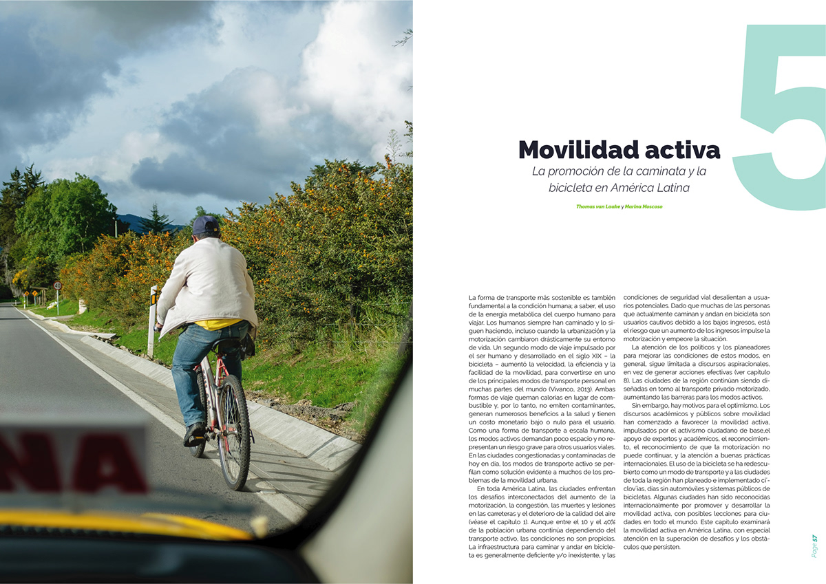 america latina editorial design  sustainable mobility