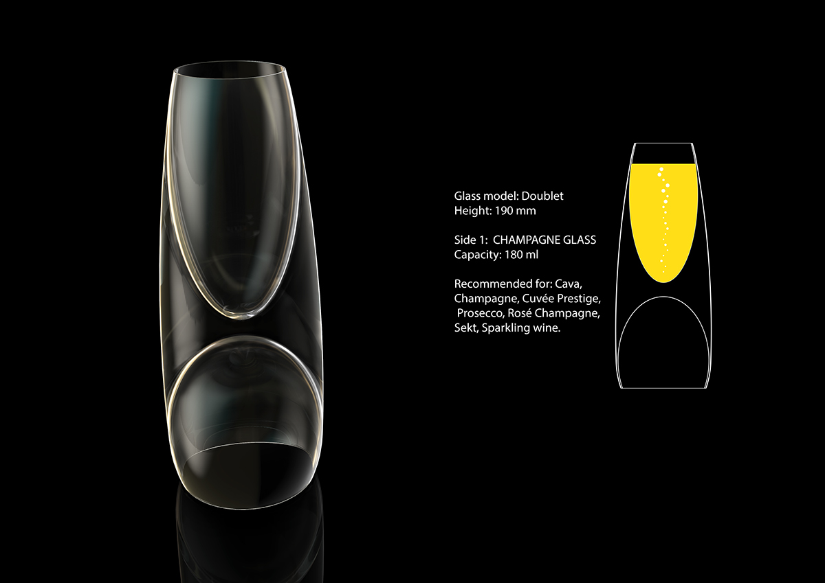 doublet glassware wine glass concept glassware glass design wine glass double abstract glassware concept wine glass wineglass industrialdesign steevyburlacu stefanburlacu productdesign